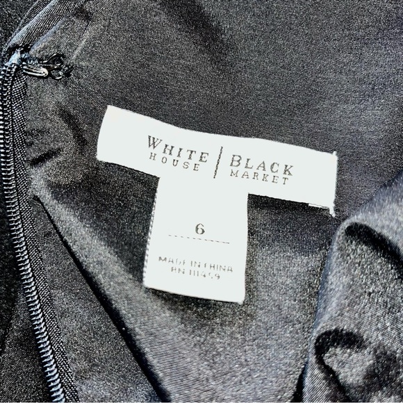 White House Black Market Elegant Little Black Dress - Picture 3 of 13